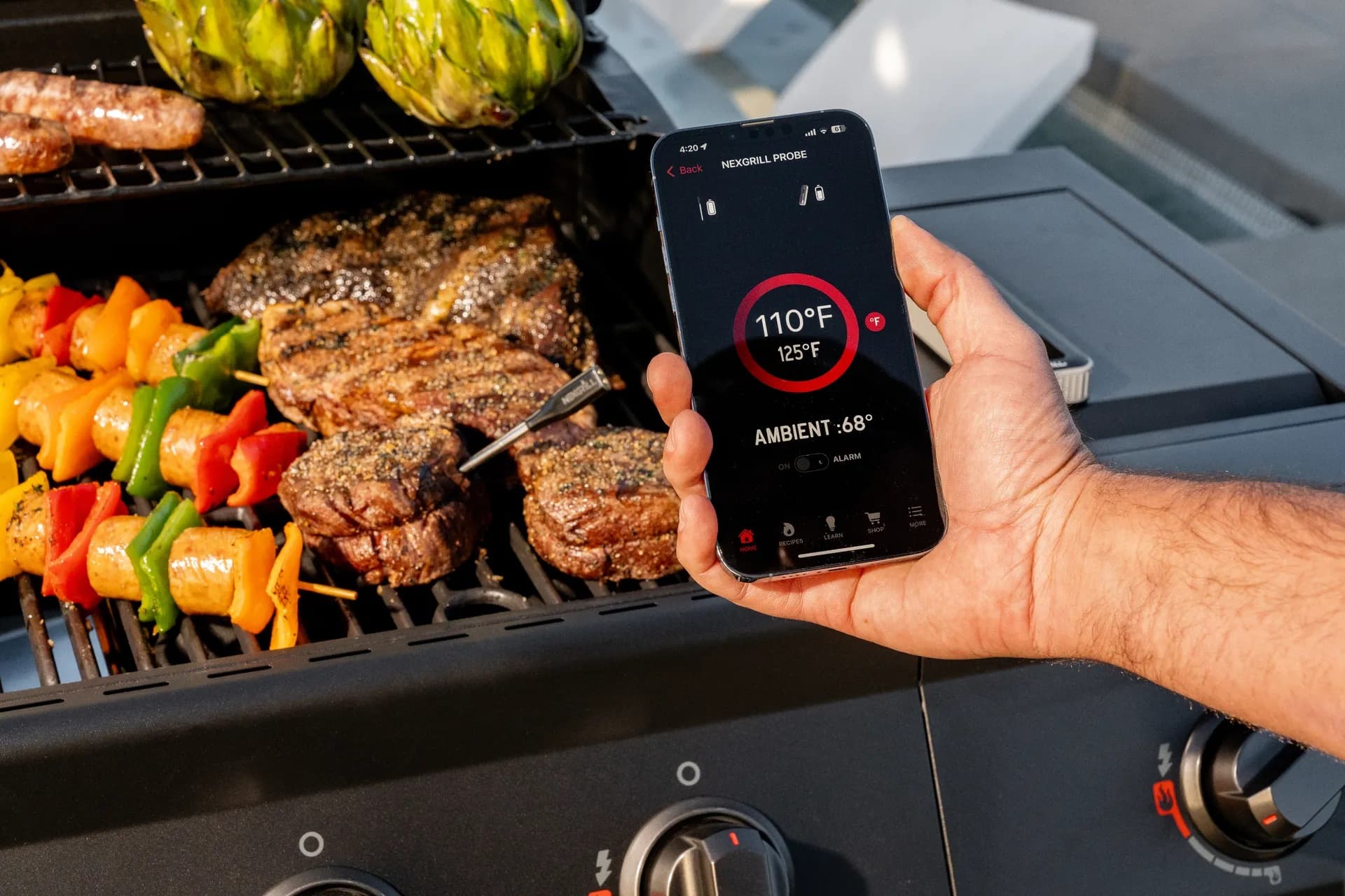 Digital Wireless Meat Probe Thermometer For Grilling