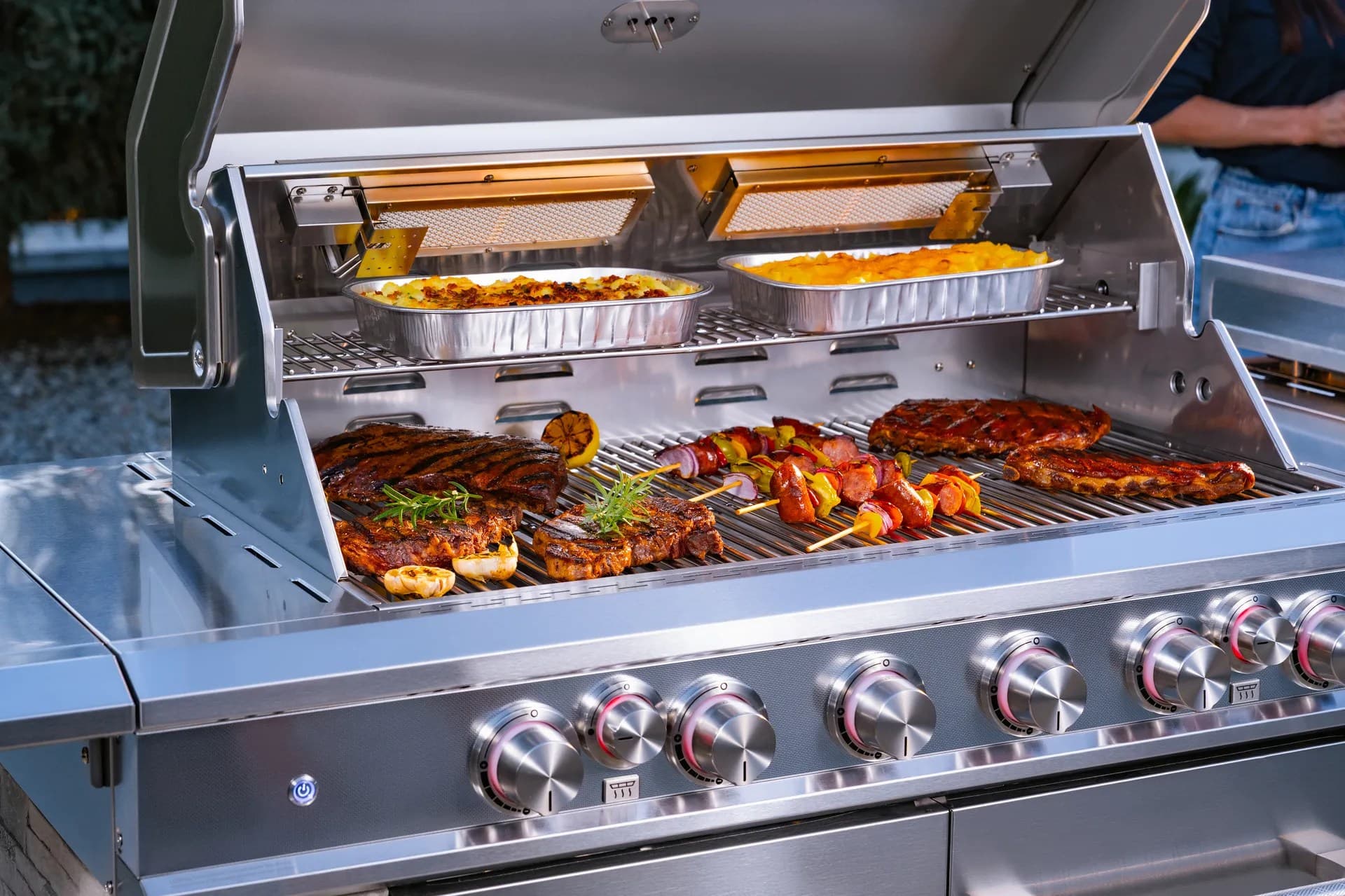 Nexgrill Outdoor Kitchen 6-Burner Built-In Gas Grill with Infrared Sear Burners