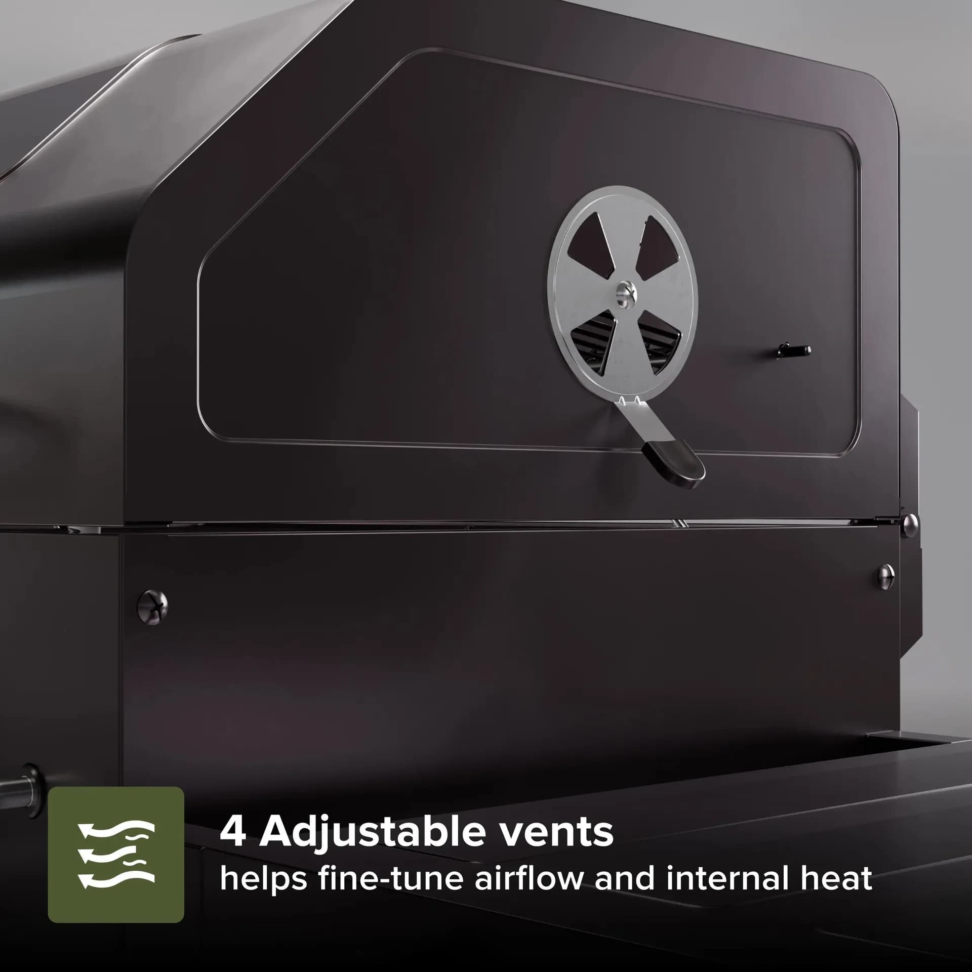 Nexgrill Oakford Homestead 24 Heavy Duty Charcoal Grill in Black