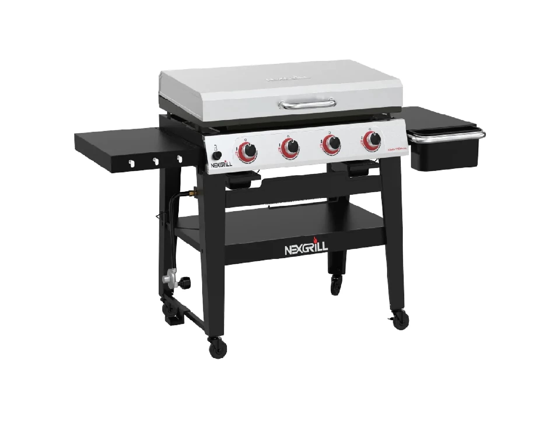 Nexgrill Stainless Steel Daytona 4-burner flat top griddle grill