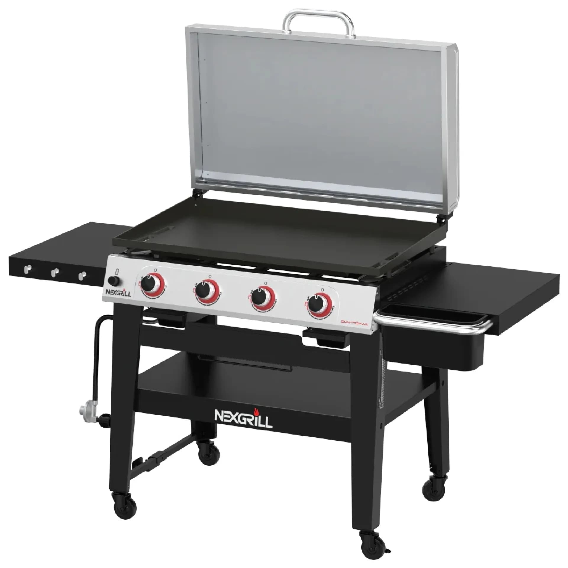 Nexgrill Stainless Steel Daytona 4-burner flat top griddle grill