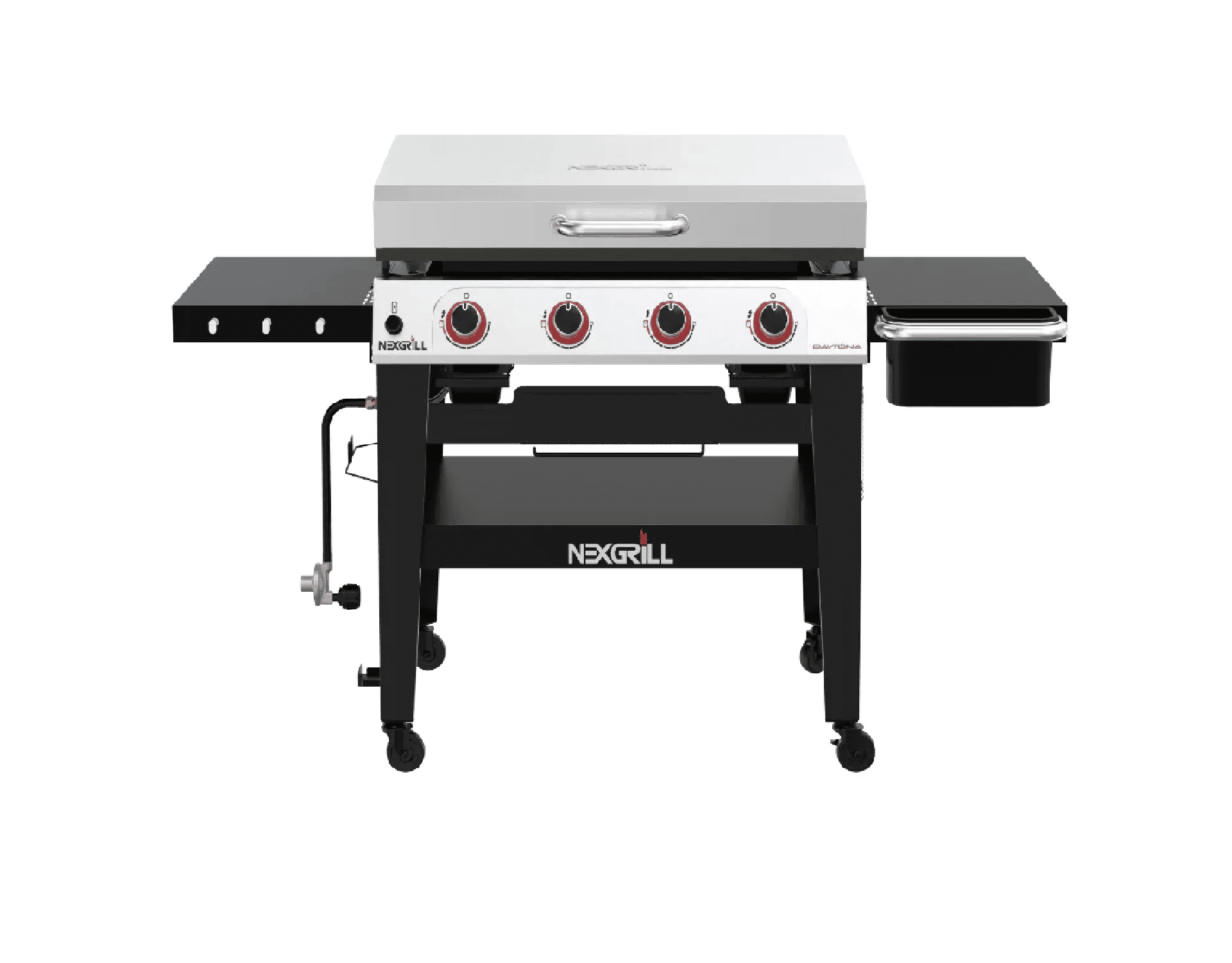 Nexgrill Stainless Steel Daytona 4-burner flat top griddle grill